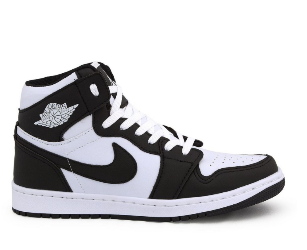Bota Air Jordan 1 High OG Preto/Branco