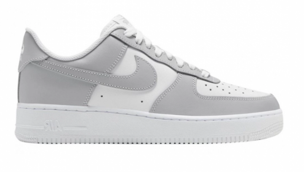 Tênis Air Force 1 Branco/Cinza